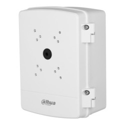 Wasserdichte Power-Box, ALU, weiß, IP66, Eck, Mast, Wand