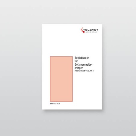 Betriebsbuch Gefahrenmeldeanlagen
