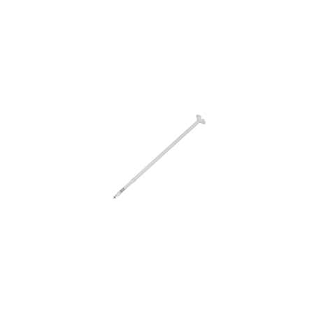 Decken-Stangenhalterung, Länge 800 - 1500 mm, Metall, weiß