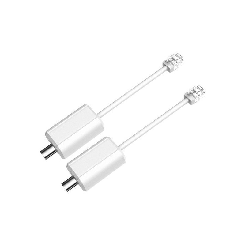 Dahua Ethernet-over-Coaxial Extender, ePoE, bis zu 1km, 1xRJ45, 1xPaar