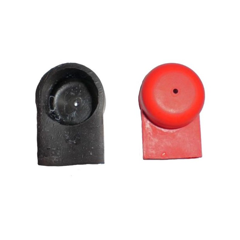 Polkappe f. Bleiakku M6/M8 rot