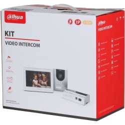 2-Draht-Video-Gegensprechanlagen-Set, 2 MP, 7" TFT-Touch-Screen, IP65, IK07, Aufputz