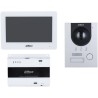 2-Draht-Video-Gegensprechanlagen-Set, 2 MP, 7" TFT-Touch-Screen, IP65, IK07, Unterputz
