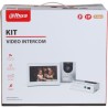 2-Draht-Video-Gegensprechanlagen-Set, 2 MP, 7" TFT-Touch-Screen, IP65, IK07, Unterputz