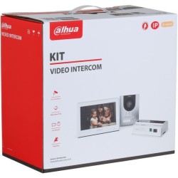 2-Draht-Video-Gegensprechanlagen-Set, 2 MP, 7" TFT-Touch-Screen, IP65, IK07, Unterputz