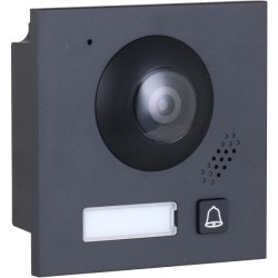 2-Draht-IP-Video-Türsprechstelle, 2 MP, IP65, IK07, schwarz, ohne Logo