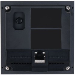 2-Draht-IP-Video-Türsprechstelle, 2 MP, IP65, IK07, schwarz, ohne Logo