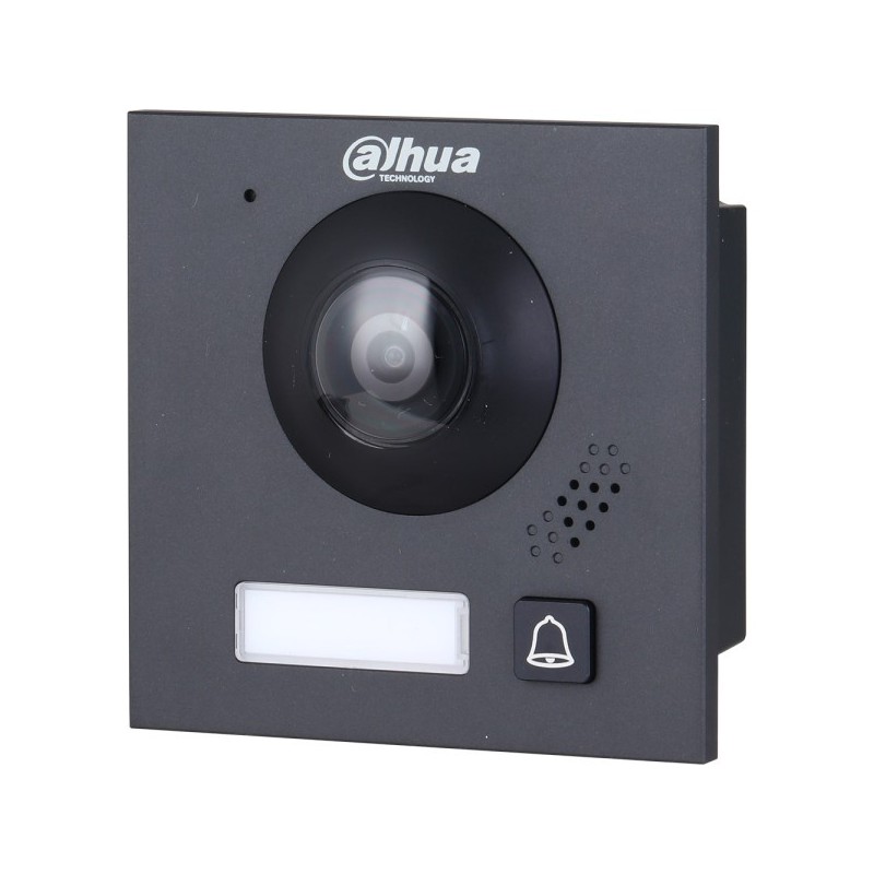 2-Draht-IP-Video-Türsprechstelle, 2 MP, IP65, IK07, schwarz
