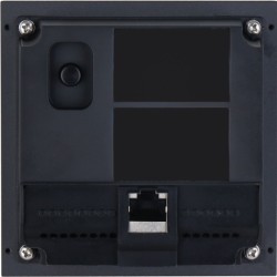 2-Draht-IP-Video-Türsprechstelle, 2 MP, IP65, IK07, schwarz