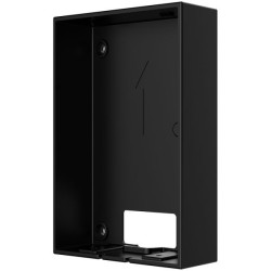 Nadometna montažna doza, kovinska, črna