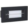 Erweiterung Klingel-Modul, 4 Tasten, IP65, IK07, schwarz