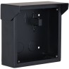 Aufputz-Montagebox, für 1 Modul, mit Regendach, Metall, schwarz