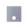 Desktop-Halterung, für 7" Monitore, Metall, silber