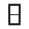 Rahmen, für 2 Module, schwarz