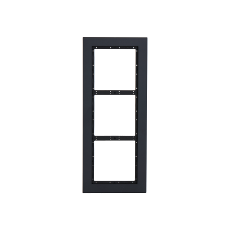 Rahmen, für 3 Module, schwarz