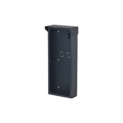 Aufputz-Montagebox, für 3 Module, mit Regendach, schwarz