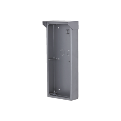 Aufputz-Montagebox, für 3 Module, mit Regendach, silber