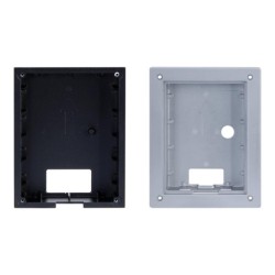 Unterputz-Montagebox, für 1 Modul, Metall, grau