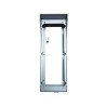 Aufputz-Montagebox, Metall, silber