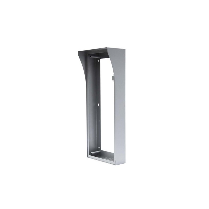 Aufputz-Montagebox, für 3 Module, Metall, silber