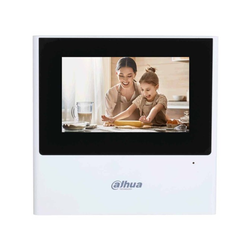 Touch-Screen-Monitor 4,3", IP&Wlan, 2-way-audio