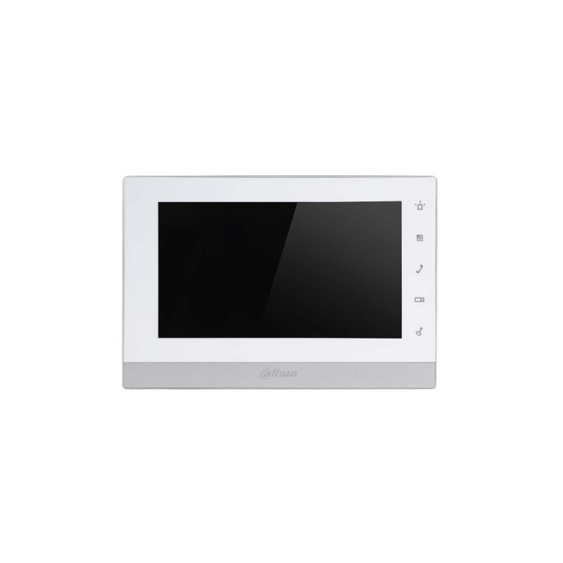 Touch-Screen-Monitor 7", 4-Draht, IP-Schnittstelle, weiß