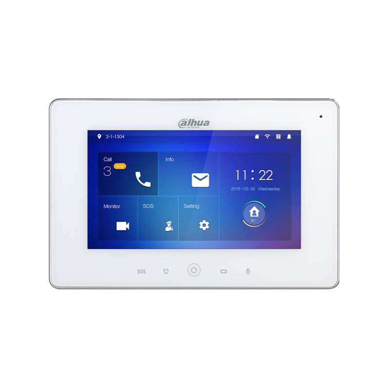 Touch-Screen-Monitor 7", WLAN, weiß