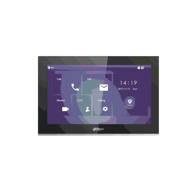 Touch-Screen-Monitor 10", IP-Schnittstelle, schwarz