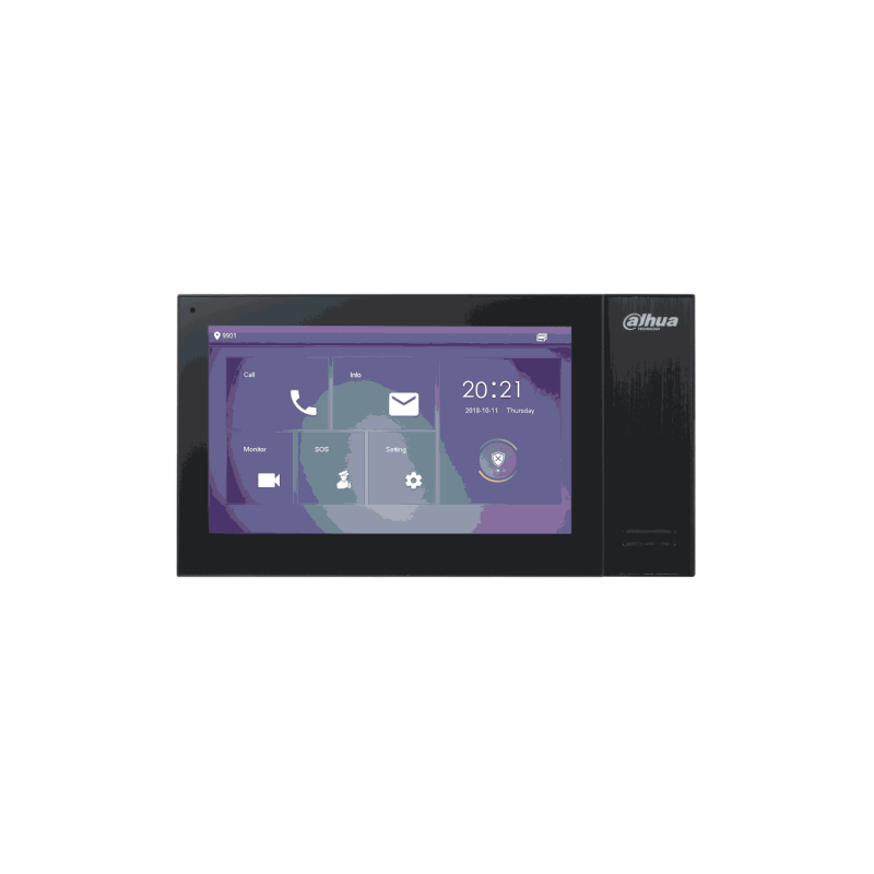 Touch-Screen-Monitor 7", IP-Schnittstelle, schwarz