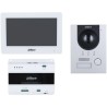 2-Draht-Video-Gegensprechanlagen-Set, 2 MP, 7" TFT-Touch-Screen, IP65, IK07, Aufputz