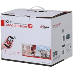 Dahua IP-Video-Gegensprechanlagen-Set, 2 MP, 7" TFT-Touch-Screen, IP65, IK07, Unterputz