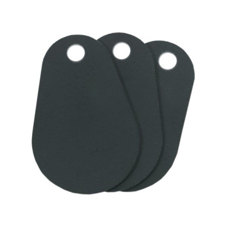 MIFARE-Schlüsselanhänger, schwarz, 1VE: 5 Stk.