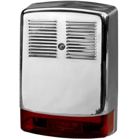 Außensirene, VdS, 110 dB, IP35, weiß