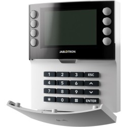 BUS-Bedienteil, LCD-Display, NFC-Leser, Grad 2, weiß