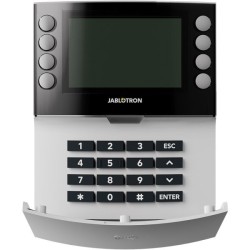 BUS-Bedienteil, LCD-Display, NFC-Leser, Grad 2, weiß