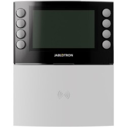 BUS-Bedienteil, LCD-Display, NFC-Leser, Grad 2, weiß