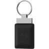 Dual-RFID-MIFARE-Schlüsselanhänger, 125 kHz, 13,56 MHz, LF-HF, Leder, schwarz, chrom