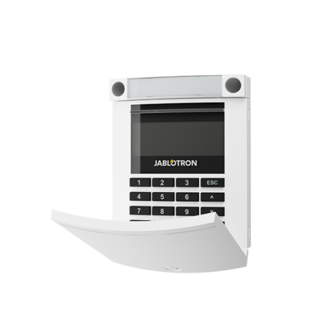 BUS-Bedienteil, LCD-Display, Tastatur, RFID-Leser, weiß