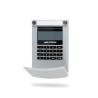 Funk-Bedienteil mit LCD-Display, Codetastatur und Leser, grau